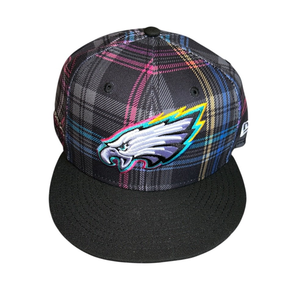 NWOT 2024 NFL Crucial Catch Philadelphia Eagles 9FIFTY Snapback Hat Med/Large
